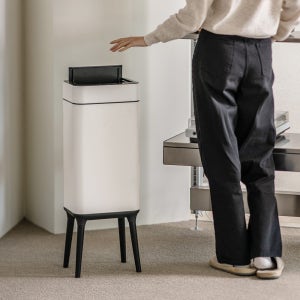 오존 살균 종량제 호환 저소음 슬릿형 쓰레기통26L