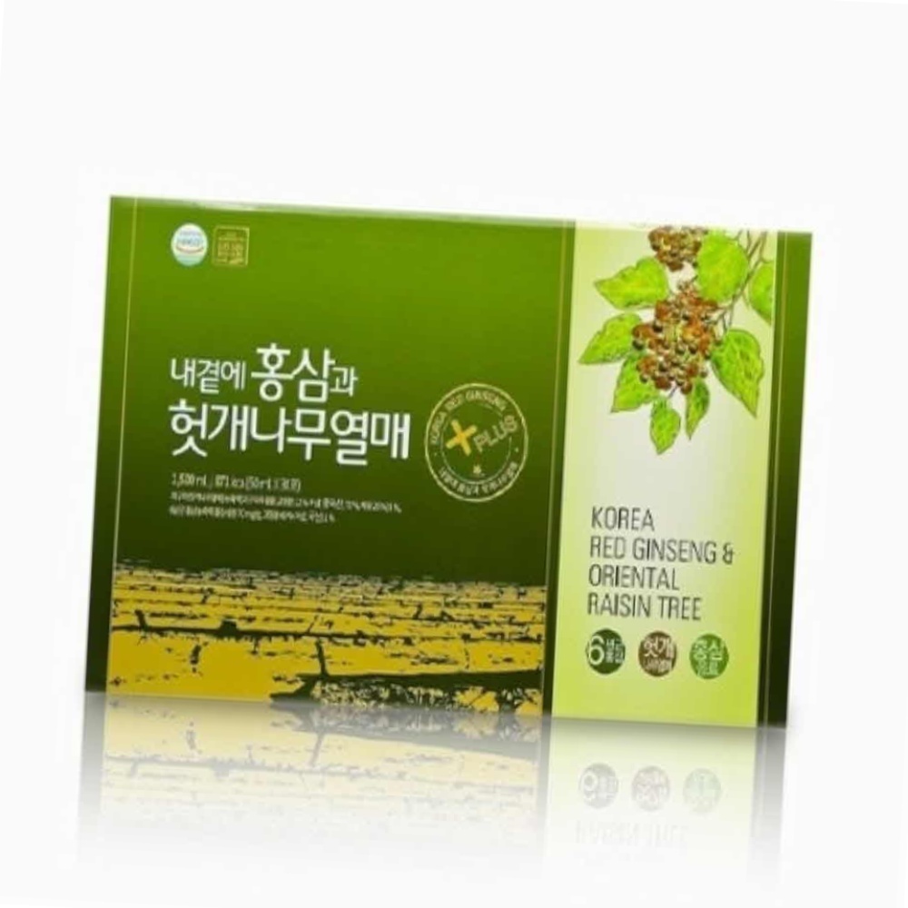 [대동고려삼] <b>내곁에 홍삼과 헛개나무열매 50ml</b> X 30포 (6년근 홍삼 남성 갱년기)