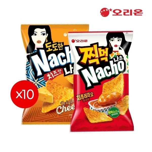찍먹 나쵸 치폴레마요(84g) 10개 + 도도한나쵸 치즈(92g) 10개 (20,720원) (무료)