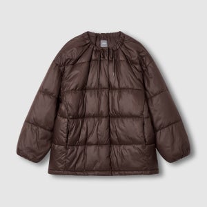 [자주] 여 라이트 다운필 스트링 자켓 - 브라운 (J105401030)