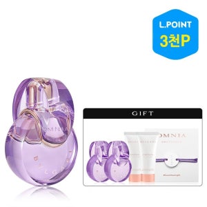 [롯데백화점] 불가리 퍼퓸 옴니아 아메시스트 오 드 뚜왈렛 100ML(+5ML 2종&7ML 2종&옴니아 브레이슬렛) LE1221024012