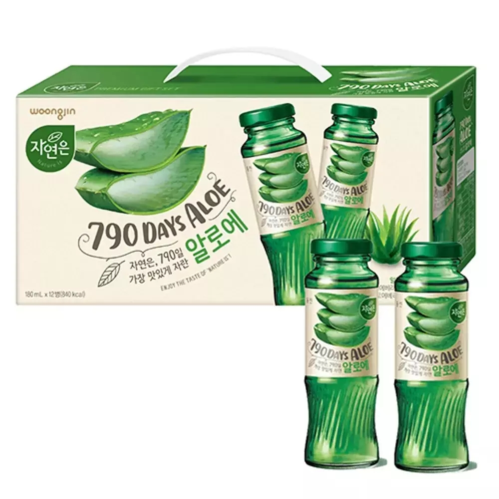 웅진 자연은 알로에 주스 12병  1개  180ml