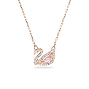 스와로브스키 5469989 Dazzling Swan 목걸이 핑크