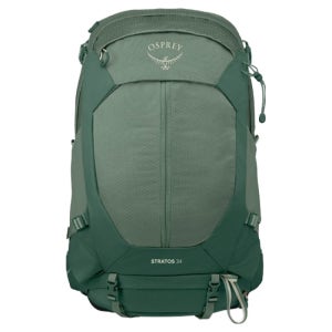 오스프리 남성용 스트라토스 등산배낭 34L  PINE LEAF  높이 64cm x 너비 34cm x 깊이 28cm