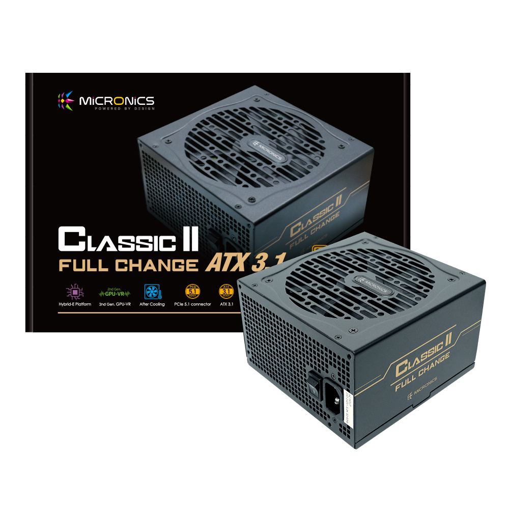 마이크로닉스 Classic II 풀체인지 800W 80PLUS BRONZE ATX3.1 PCIE5.1, 블랙