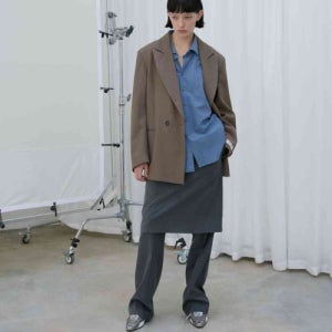 [비아로머] 벌룬 슬리브 자켓 - 브라운 10