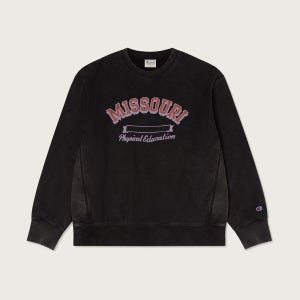 [챔피온] 리버스위브 루즈핏 컬리지 스웨트셔츠 Black