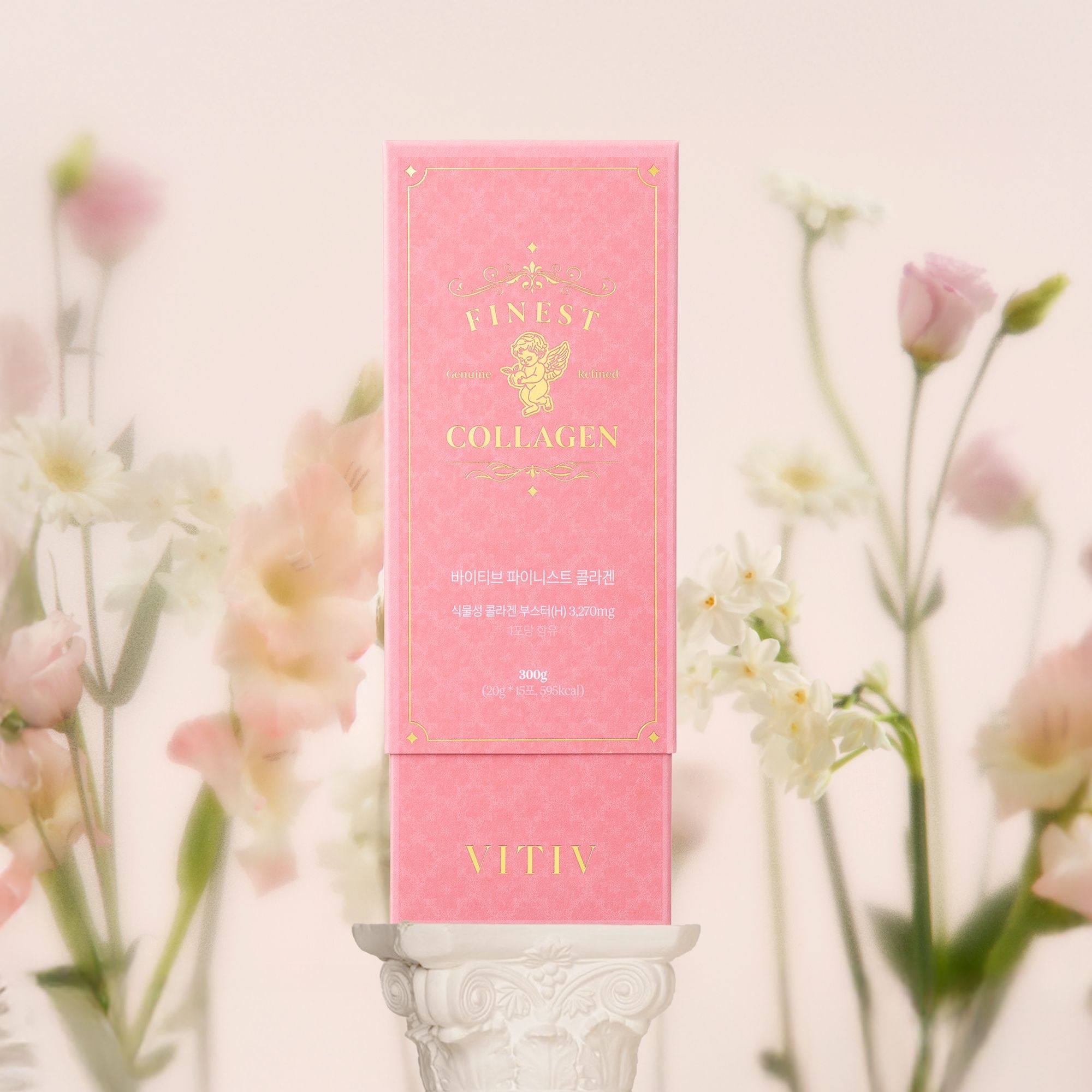 바이티브 식물성 저분자 콜라겐 맛있는 프리미엄 이너뷰티 15포, 1개