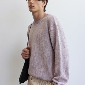 르셉템버 Open-Knit Pullover [Purple]