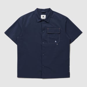 [르꼬끄] 유니 루즈핏 반팔 셔켓 - 네이비 QR223LJK43 QR223LJK43_DNV0