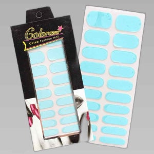 컬러라치 네일스티커 로맨틱 민트 네일아트 셀프네일 네일패치 붙이는네일 패디 패디패치 페디큐어