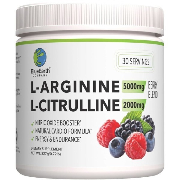 블루어스 <b>컴퍼니</b> L-<b>아르기닌</b> 5000mg + L-CT 2000mg 복합 분말