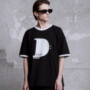 [디써티원] D: Logo Ringer T-Shirt (Black)