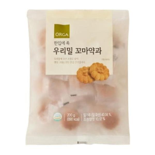 호남샤니 올가홀푸드 우리밀 꼬마약과