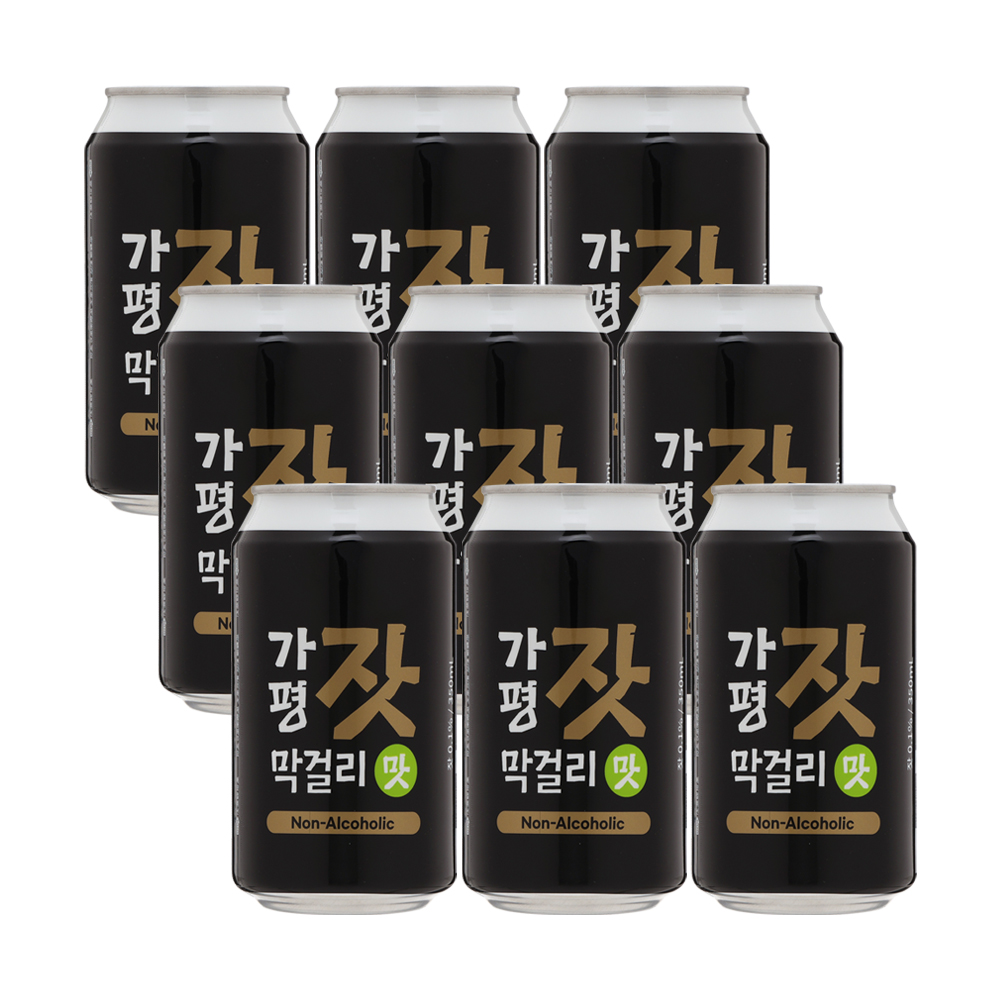 Sulmarket Gapyeong Pine Nut Makgeolli Flavor Non-Alcoholic 350ml, 9pcs