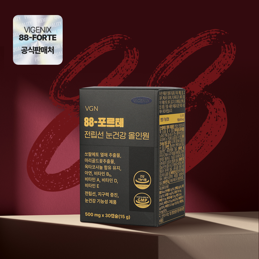 비제닉스 88-포르테 쏘팔메토 옥타코사놀 루테인 남성영양제 30정, 6개
