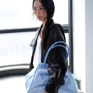 [크리스틴프로젝트] TWO ZIPPER BAG NYLON ORIGINAL(SODA BLUE) 26TZN001