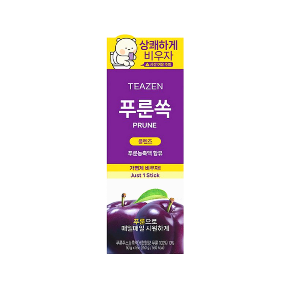 티젠 푸룬 쏙 <b>클렌즈</b> 스틱형 50g x 5개입