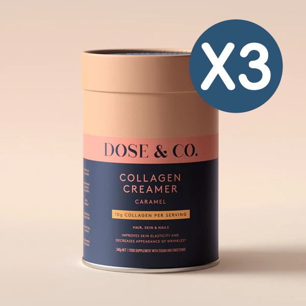 도즈앤코 <b>콜라겐 크리머</b> 카라멜맛 340g X3개