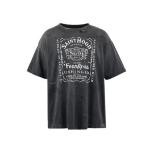 네이버후드 피어리스 티셔츠 블랙 x 세인트 마이클 STHD 25SS 25119SMN CSM03S HR8 0000 C70 150462056