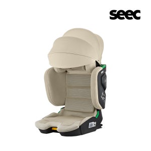 시크 NEW 아이 폴드 아이사이즈 주니어 휴대용 카시트 킬림 베이지