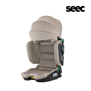 시크 NEW 아이 폴드 아이사이즈 주니어 휴대용 카시트 토프 브라운