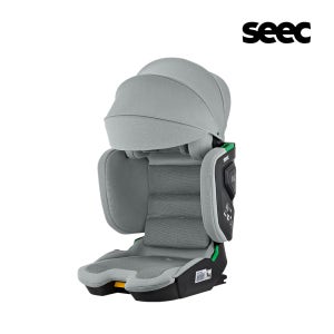 시크 NEW 아이 폴드 아이사이즈 주니어 휴대용 카시트 모던 그레이