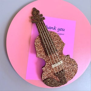 바이올린 단품핀 -5cm 똑딱핀, 콩새네구멍가게