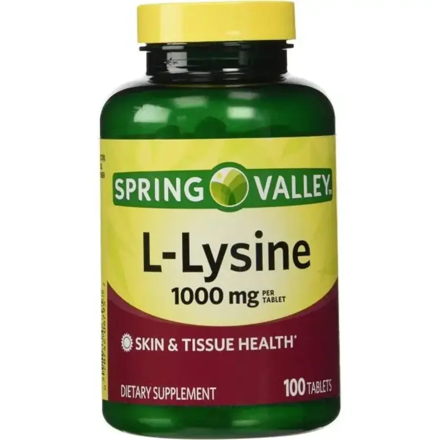 <b>스프링 밸리</b> L 라이신 1000mg 100정