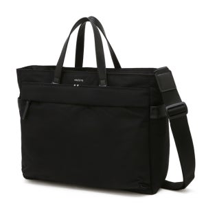 [헤지스 액세서리] [14인치 노트북 수납][HATCH-BAG] 블랙 토트백 보스턴백 HJBA6E320BK