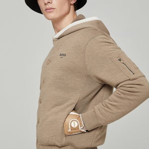 [보스골프 공식 아울렛] 니트 다운 가디건 MAN CAMEL