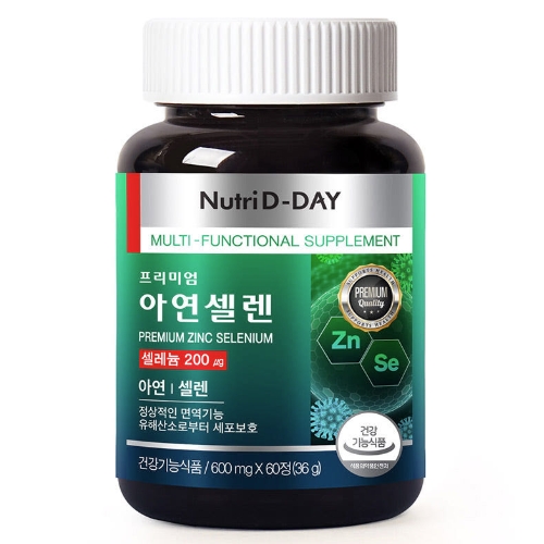 뉴트리디데이 프리미엄 아연 셀렌 600mg x 60정, 1개