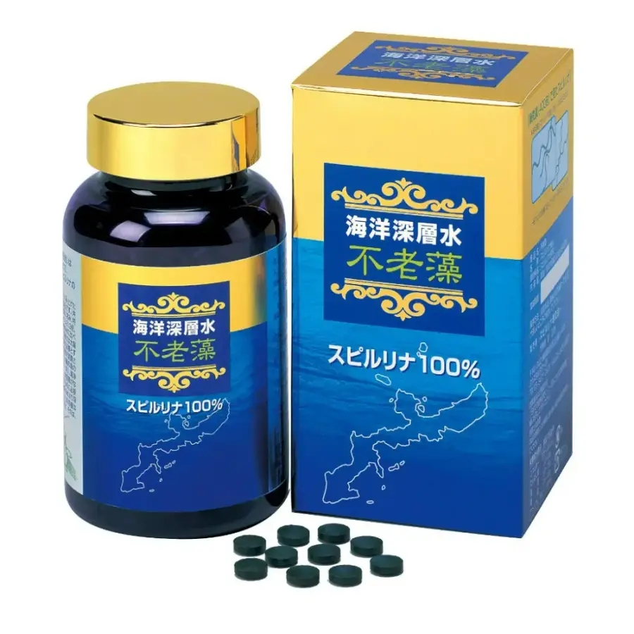 스피루리나 일본 100% 미네랄 해양심층수 불로초 200mg x 600정