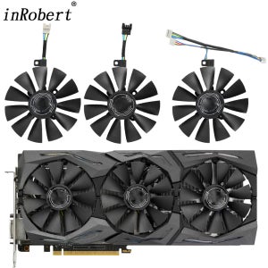 ASUS AREZ ROG Strix RX VEGA56 VEGA64 580 590 480 OC 에디션 그래픽 비디오 카드 팬 용 88MM T129215SU 냉각 팬 교체
