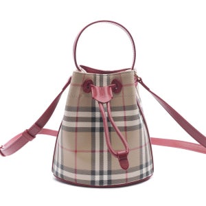 [롯데백화점] 버버리 26SS 여성 체크 미니 버킷 토트숄더백 8116284 VINTAGE CHECK RUBY 26S LE1221289057