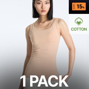 WOX 코튼 배쏙티 스퀘어넥