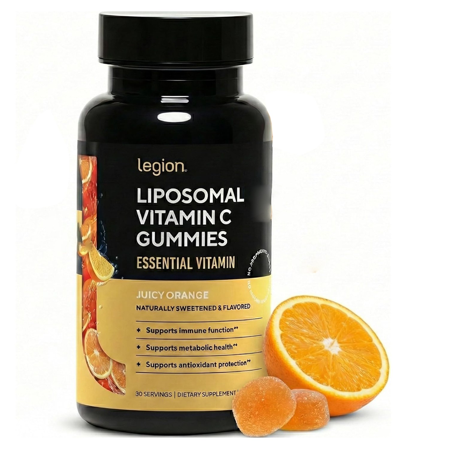 리전 <b>리포소멀 비타민</b> C 쥬시 오렌지 구미  1개  60정