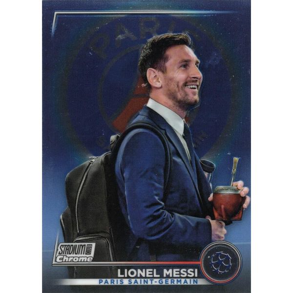 202223 탑스 스타디움 클럽 크롬 UEFA 대회 80 리오넬 메시 축구 카드  리오넬 메시 202223 탑스 스타디움 클럽 크롬 UE