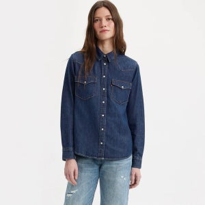 [롯데백화점] 리바이스 여성 얼티밋 스탠다드핏 웨스턴 셔츠_86832-0017 LE1221292352