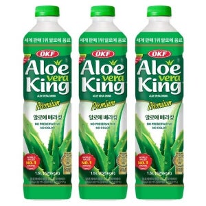 케이티알파쇼핑 알로에 베라킹 1.5L 3개