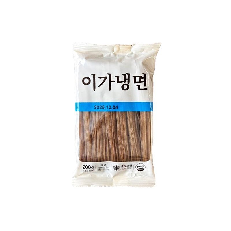이가자연면 이가 냉면