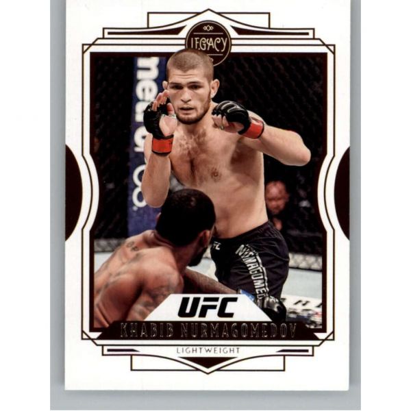 2021 파니니 UFC 레거시 42 하빕 누르마고메도프 라이트급 공식 MMA 트레이딩 카드 원시NM 이상 상태 기록