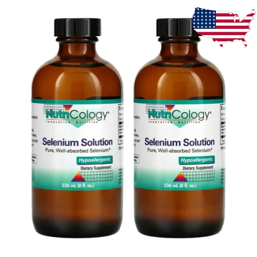 뉴트리콜로지 액상 셀레니움 <b>셀레늄 솔루션</b> 8oz 236ml 무기 셀레나이트 2개