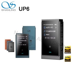 SHANLING UP6 HIFI Protable USB DAC 디코더 헤드폰 앰프 블루투스 5.2 고해상도 오디오 듀얼 ES9069Q AMP 동글 DSD512 PCM768