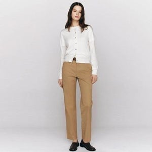 [롯데백화점] 지오다노 여자 테이퍼드 슬림 면 치노 바지 415510 LE1218762448