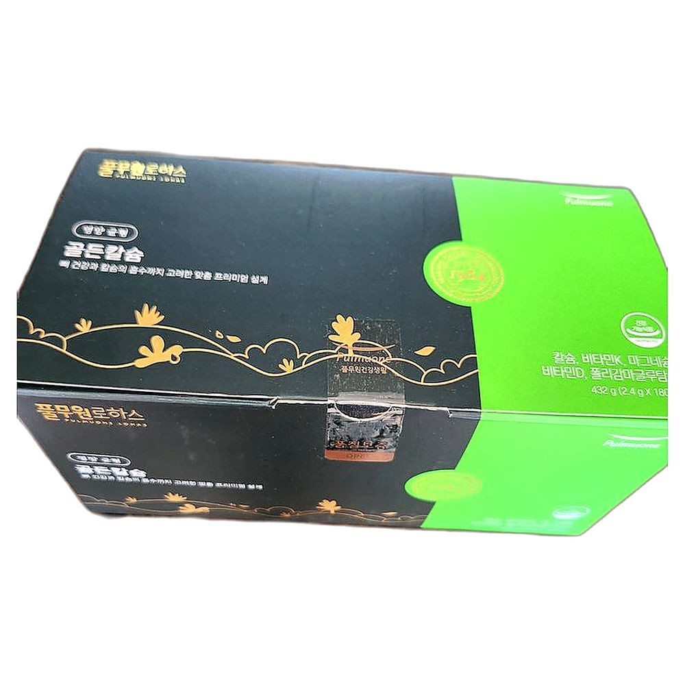 골든 칼슘 3개월분 마스크팩 선물 포함 영양제 건강한 뼈를 위한 필수 영양소 180포 1개  180정