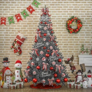 케이티알파쇼핑 270cm 해피 롤리팝 중급 눈꽃 트리 풀세트 완제트리