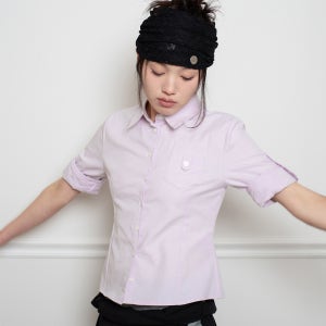 [온스카] ROLL UP OXFORD SHIRT (PALE PINK)