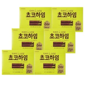 크라운제과 크라운 두바이 스타일 쵸코하임 284g x 6개 (47337020)