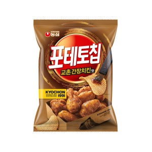 농심 포테토칩 교촌간장치킨맛 (95G)